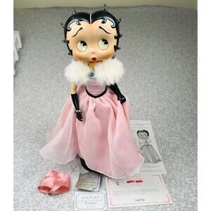 Rare Betty Boop Danbury Mint Porcelain Doll Belle of the Ball Limited Ed MINT Vt
